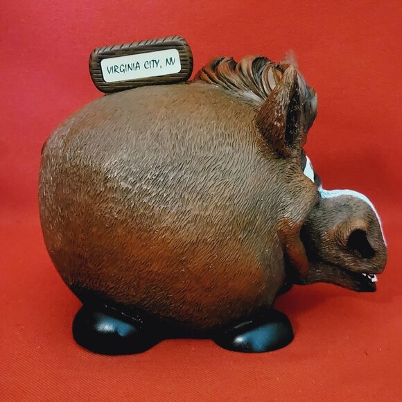 Vintage Swibco Anthropormorphic Horse Coin Bank Resin - Picture 13 of 13